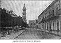 Plaza Zaragoza y Torre de la Catedral 1902