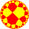 Uniform tiling of hyperbolic plane, o6x6o Generated by Python code at User:Tamfang/programs