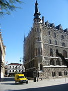 Palacio de los Botines, by Gaudi, at León (Spain)