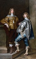 c. 1645 English: Anthony van Dyck. Portrait of Lord John Stuart and his brother Lord Bernard Stuart (later Earl of Lichfield) Русский: Антонис ван Дейк. Портрет лорда Джона Стюарта и его брата Бернарда