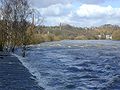 Ruhrtal in Mülheim, Hochwasser