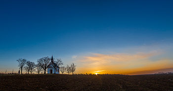 Chapel of the Virgin Mary of the Help in Brno-Líšeň, southern Moravia. Photograph: Jan.klvac Licensing: cc-by-sa-4.0