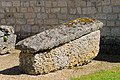 3778) Sarcophage mérovingien, abbaye du Bec, Normandie, Eure. , 30 juin 2017