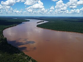 Returning - turbid river