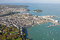 Vue aérienne de Douarnenez.