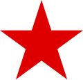 Russia 1918 to 1922 Simple red star