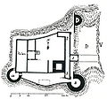 Grundriss der Rudelsburg / plan of Rudelsburg