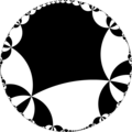 Regular tiling of hyperbolic plane: {16,8}