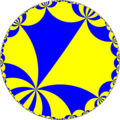 Uniform tiling of hyperbolic plane, 4x7o7o. Generated by Python code at User:Tamfang/programs.