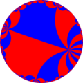 Uniform tiling of hyperbolic plane, 8o8o∞x. Generated by Python code at User:Tamfang/programs.