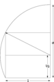 Construction of segment from its given golden segment