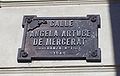 Español: Calle 531 esq 115. Angela Altube de Mercerat. Su nombre fue impuesto en 1949 a la calle 531 en Tolosa.