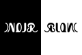 * Nomination Ambigram Noir / Blanc (Black / white, in French). Mirror symmetry (vertical axis). White and black text reversal logo. --Basile Morin 07:05, 30 September 2022 (UTC) * Promotion  Support Good quality. --Drow male 11:55, 30 September 2022 (UTC)