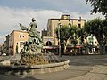 Fontaine de la République (vue de dos).