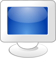 A computer display based on display.png from the Crystal icon set.