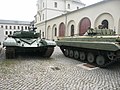 T-72 on the left / BMP-2 right