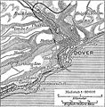 Historical map of Dover (1888)