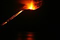 Eruption of Krakatau in May 2008