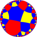 Uniform tiling of hyperbolic plane, 3x5o∞x. Generated by Python code at User:Tamfang/programs.