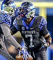 Kentucky Wildcats celebrating an interception