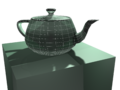 Utah teapot rendered in 3DSMAX 5.0