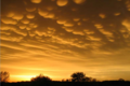 Mammatus clouds