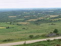 Le panorama en direction de Commana depuis le sommet du Roc'h Trevezel