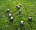 Boule on grass