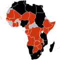 Map by type of cases