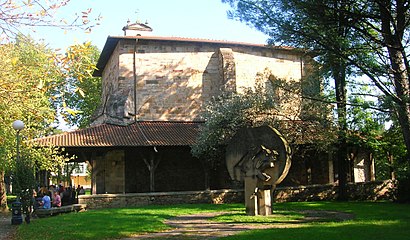 Saint Peter's Church of Tabira, thought to be the eldest church in Biscay