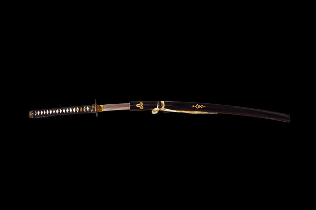 Copy of the katana used by Beatrix Kiddo in "Kill Bill", by Rama, 2019