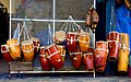 Traditional drums in El Valle market, Cocle province, Panama