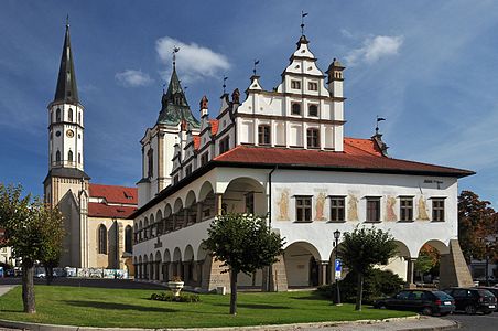 The historic City Hall building in Levoča by Sebastian Mierzwa