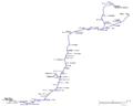 Map of RER B