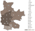 Deutsch: Ortsteile von Cottbus