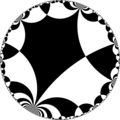 Isohedral tiling of hyperbolic plane.