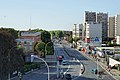 Vue de la route nationale 7 depuis le parking d'intérêt régional de Villejuif - Louis Aragon.