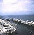 CVW-19 Corsairs in 1970 on USS Oriskany