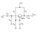 Common base amplifier