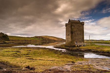 Rockfleet Castle. Photograph: Mikeoem Licensing: CC-BY-SA-4.0