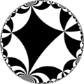 Isohedral tiling of hyperbolic plane.