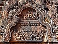 * Nomination Banteay Srei (ប្រាសាទបន្ទាយស្រី ‚Citadel of the women‘), province Siem Reap, Cambodia --Oltau 00:00, 24 February 2015 (UTC) * Promotion Weak  Support Sharpness not the best, but IMO acceptable. --XRay 17:11, 24 February 2015 (UTC)