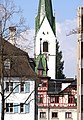 Marktplatz mit Stadtarchiv, Lugerhaus, St.Martin