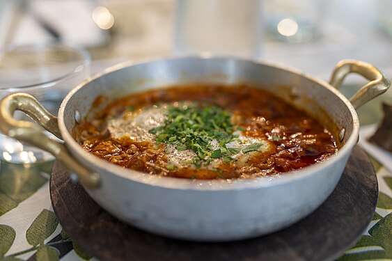 Shakshuka in Tel Aviv (Israel)