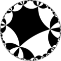 Regular tiling of hyperbolic plane, {6,8}