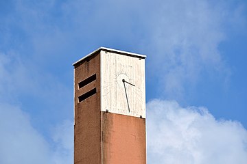 Meridiana sulla spiaggia di Cattolica, Italia