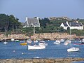 Vue sur le port d'Argenton