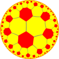 Uniform tiling of hyperbolic plane, x4x7o Generated by Python code at User:Tamfang/programs