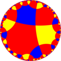 Uniform tiling of hyperbolic plane, 6o6x6x Generated by Python code at User:Tamfang/programs