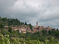 Panorama di Castiglione Chiavarese, Liguria, Italia